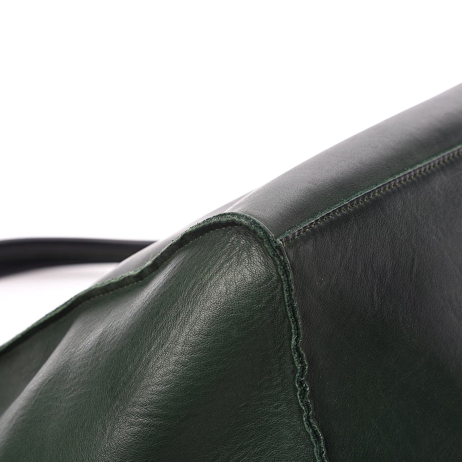 Celine Smooth Calfskin Medium Big Bag Dark Green 12 of 15
