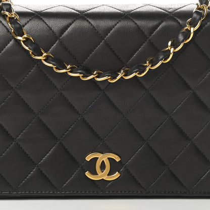 Chanel Lambskin Quilted Small Single Flap Black 9 of 16