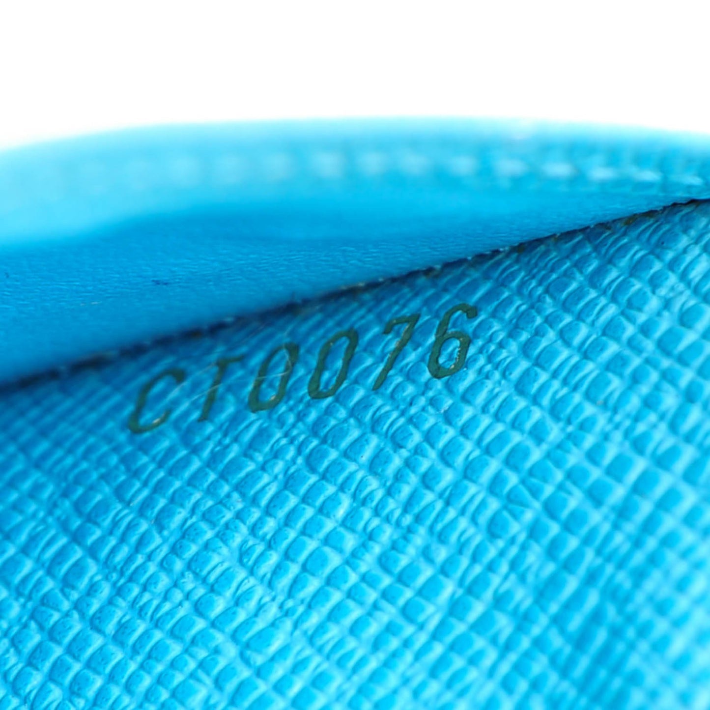 Monogram Groom Compact Zip Wallet Blue