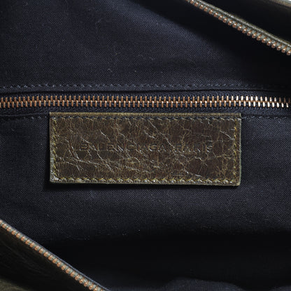 Balenciaga Chevre Classic Hardware Purse Olive Brown 7 of 8
