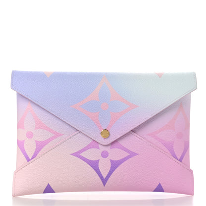 Louis Vuitton Monogram Giant Spring In The City Kirigami Pochette Set Sunrise Pastel Midnight Fuchsia Sunset Kaki 3 of 9