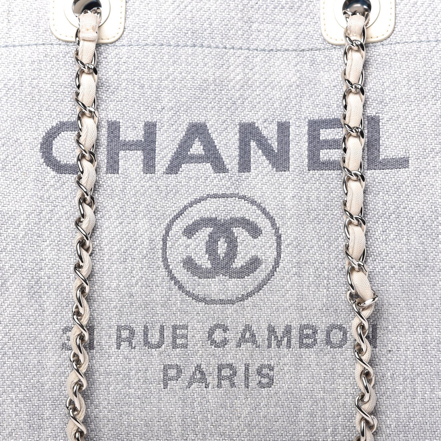 Canvas Medium Deauville Tote Denim Blue