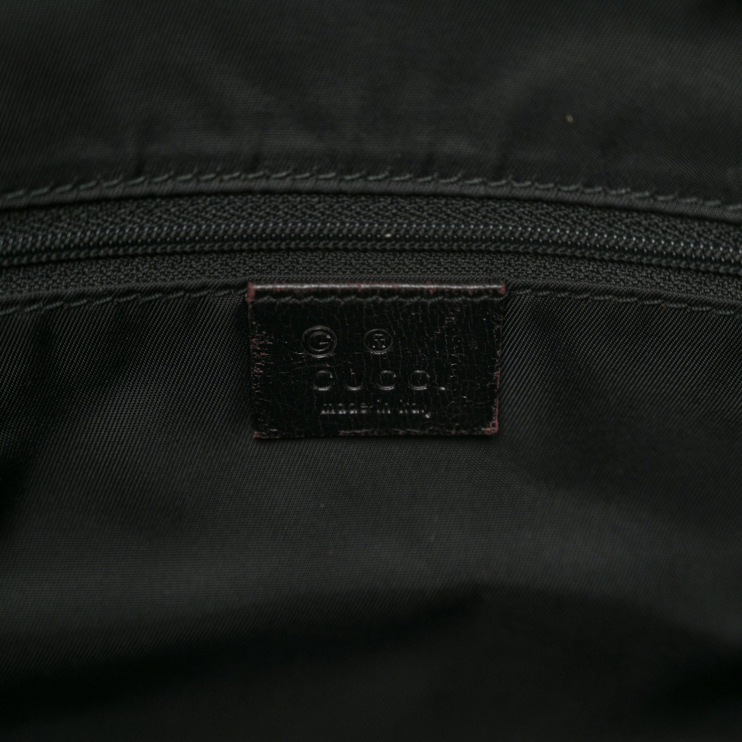 Guccissima Large Hobo Black