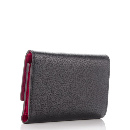 Louis Vuitton Taurillon Capucines Compact Wallet Black 3 of 7