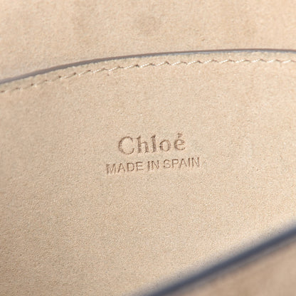 Chloe Suede Calfskin Small Faye Shoulder Bag Plum Purple 6 of 9