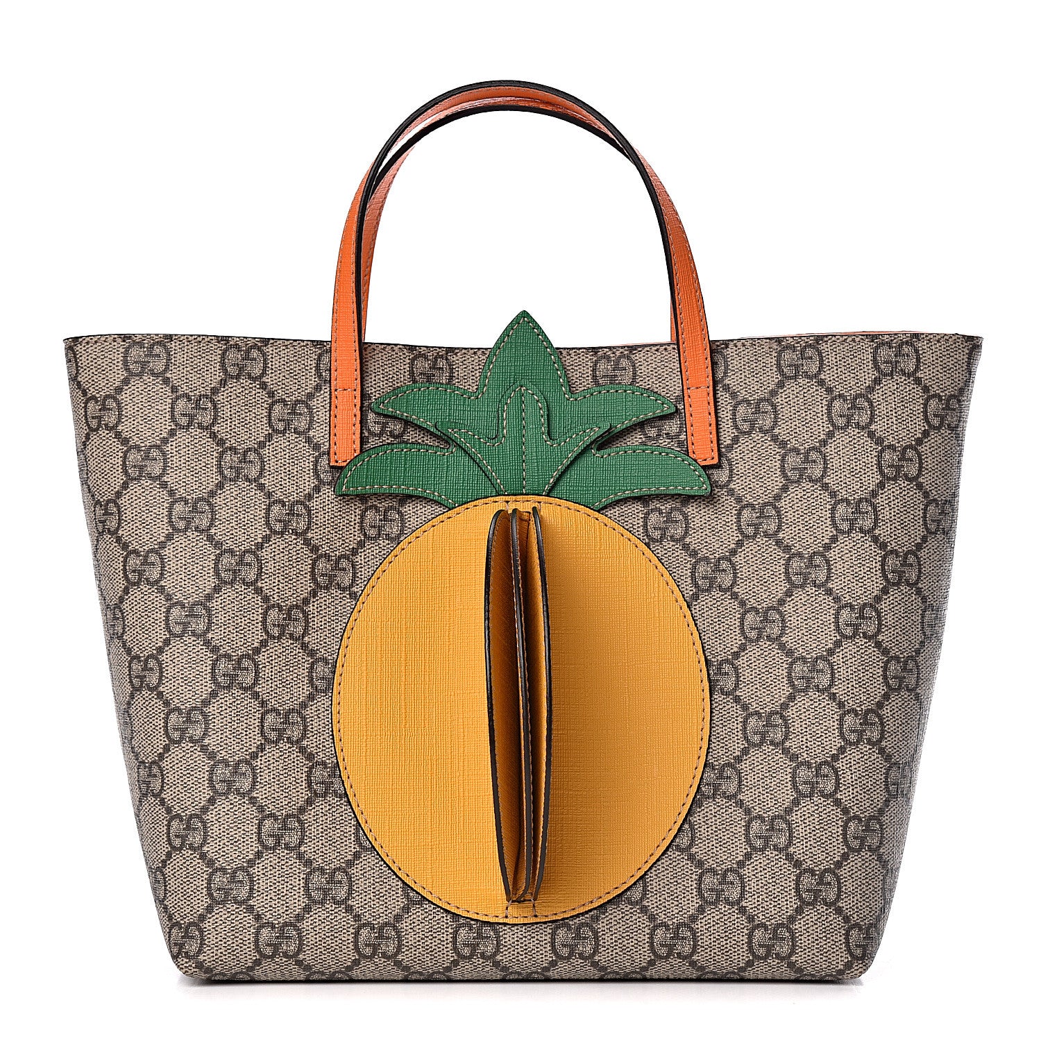 Gucci GG Supreme Monogram Kids Pineapple Tote 1 of 11