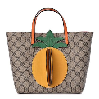 Gucci GG Supreme Monogram Kids Pineapple Tote 1 of 11