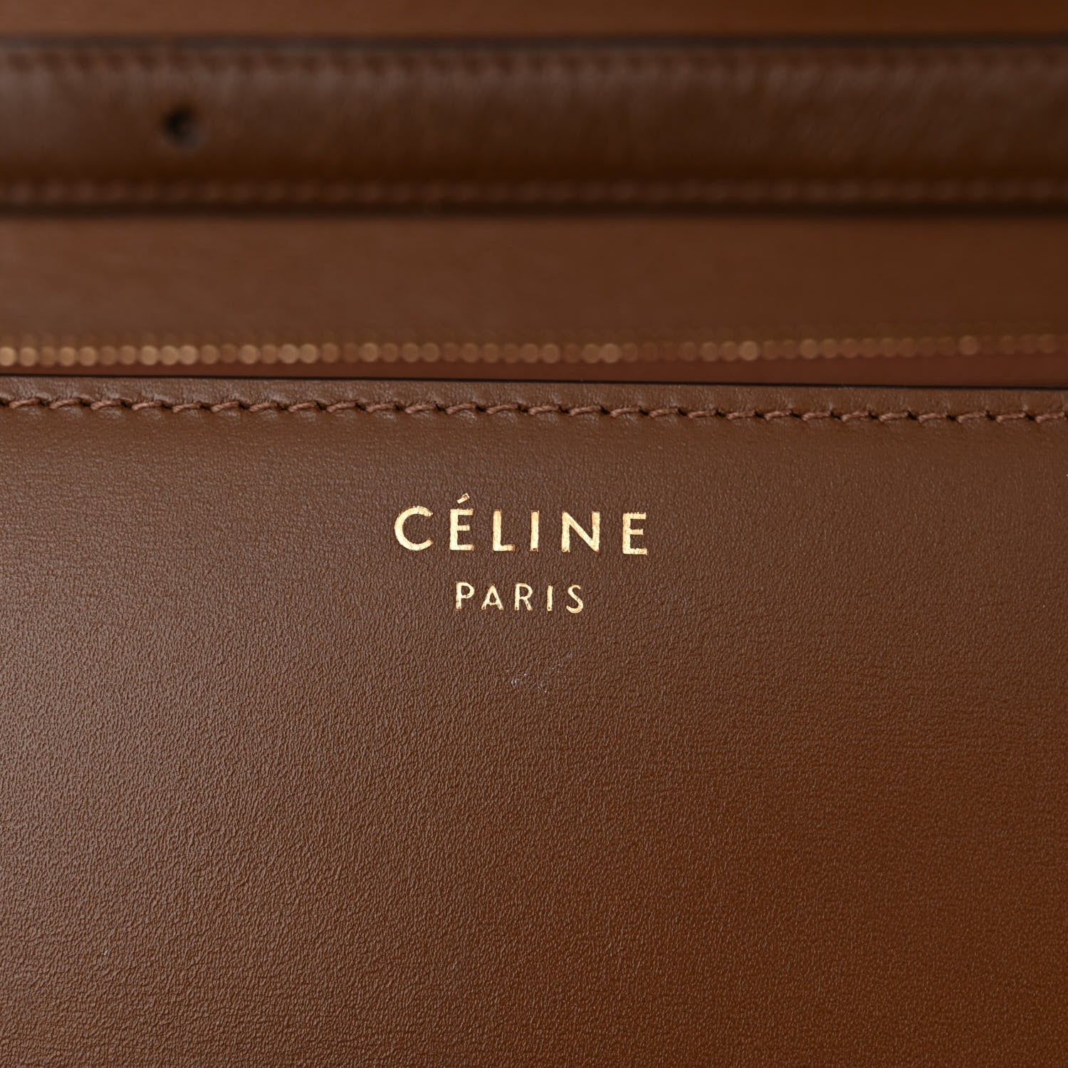 Celine Box Calfskin Medium Classic Box Flap Bag Camel 6 of 11