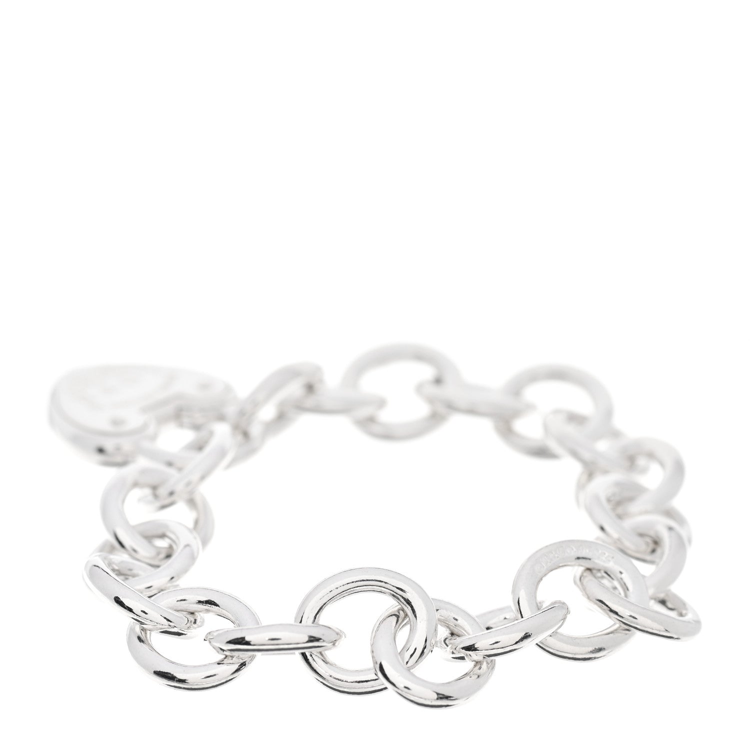 Tiffany Sterling Silver Return to Tiffany Love Lock Bracelet 2 of 7