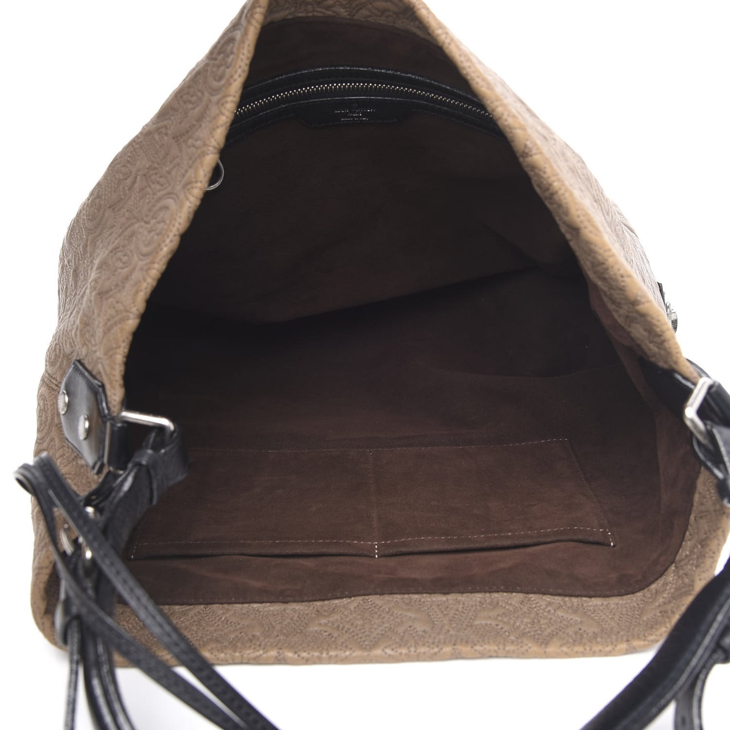 Monogram Lambskin Antheia Hobo PM Fumee