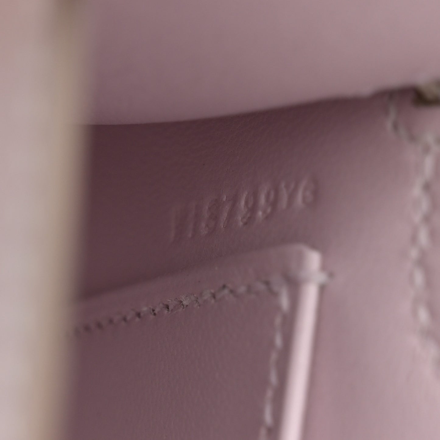 Epsom Horseshoe Mini Kelly Sellier 20 Mauve Pale Craie