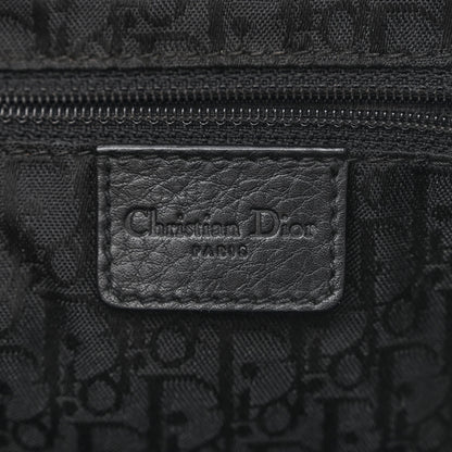 Christian Dior Calfskin Logo Charms Boston Black 6 of 10