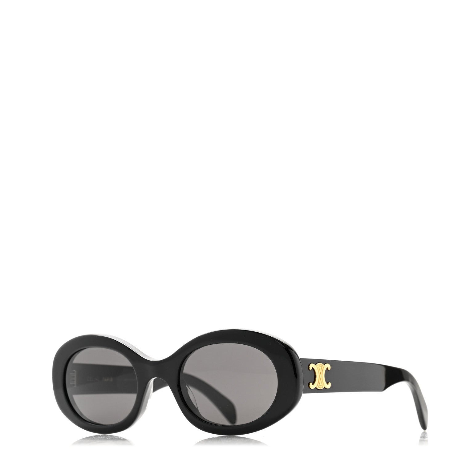 Celine Acetate Triomphe 01 Sunglasses CL 40194U Black 1 of 8