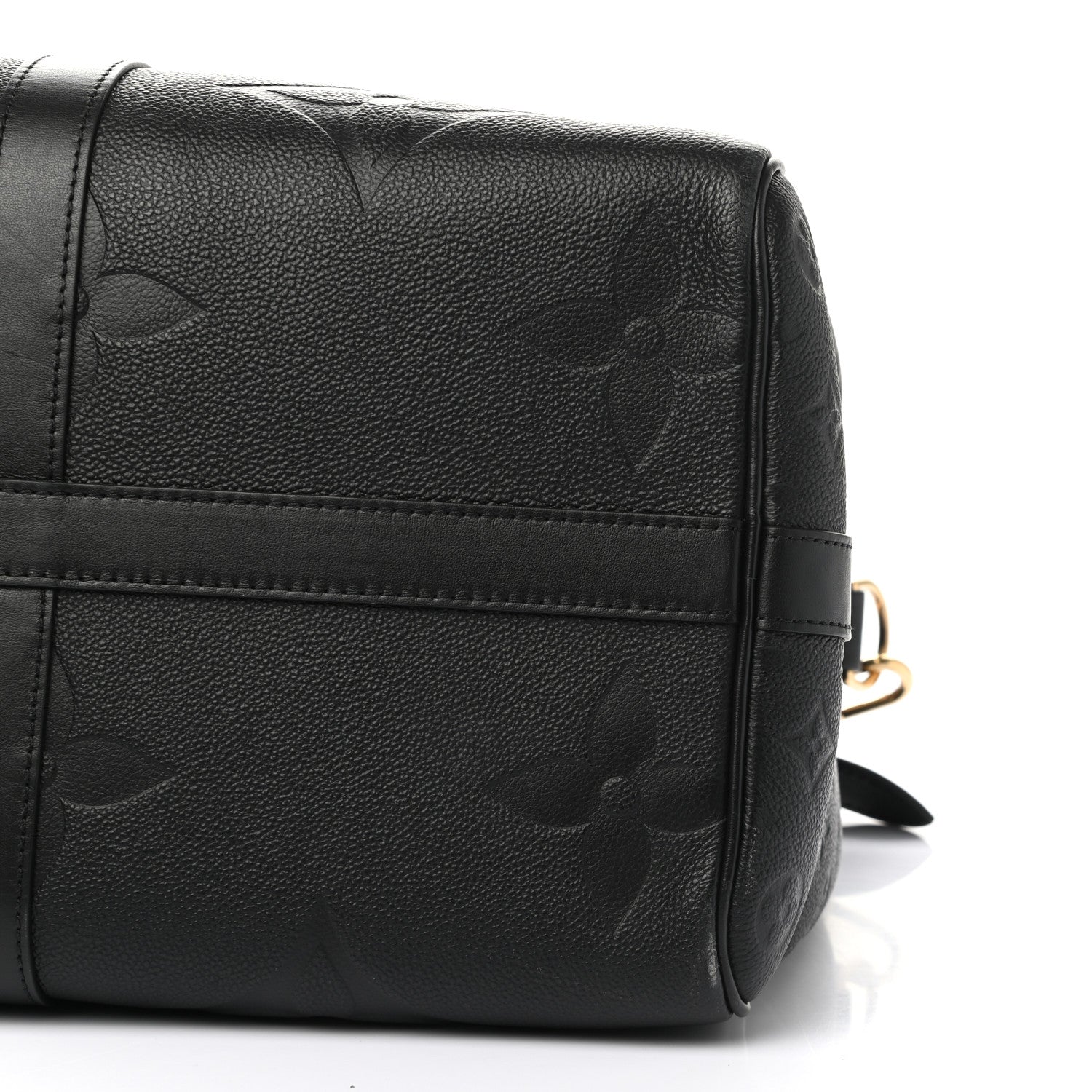 Louis Vuitton Empreinte Monogram Giant Keepall Bandouliere 45 Black 9 of 11
