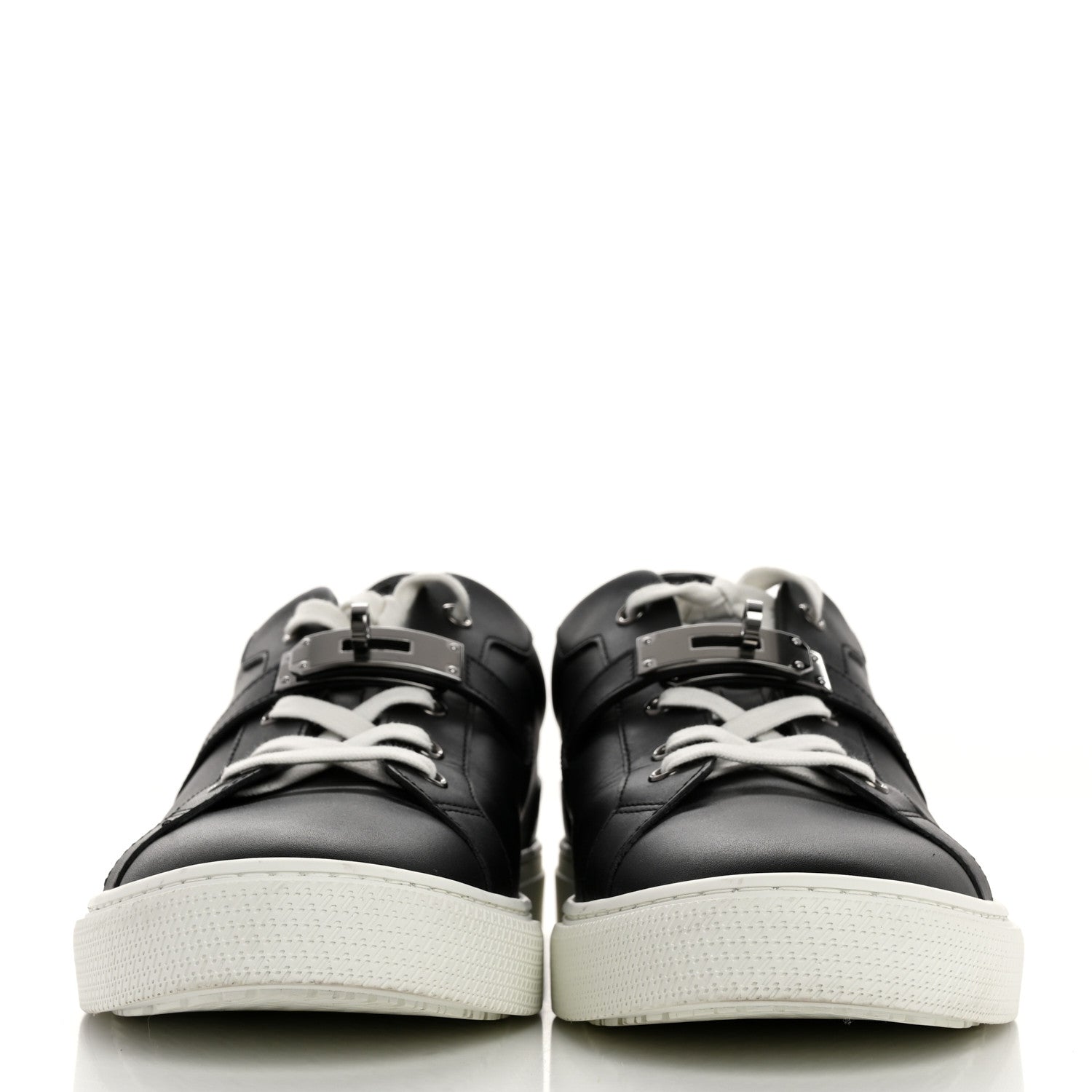 Hermes Calfskin Day Sneakers 44 Black 2 of 7
