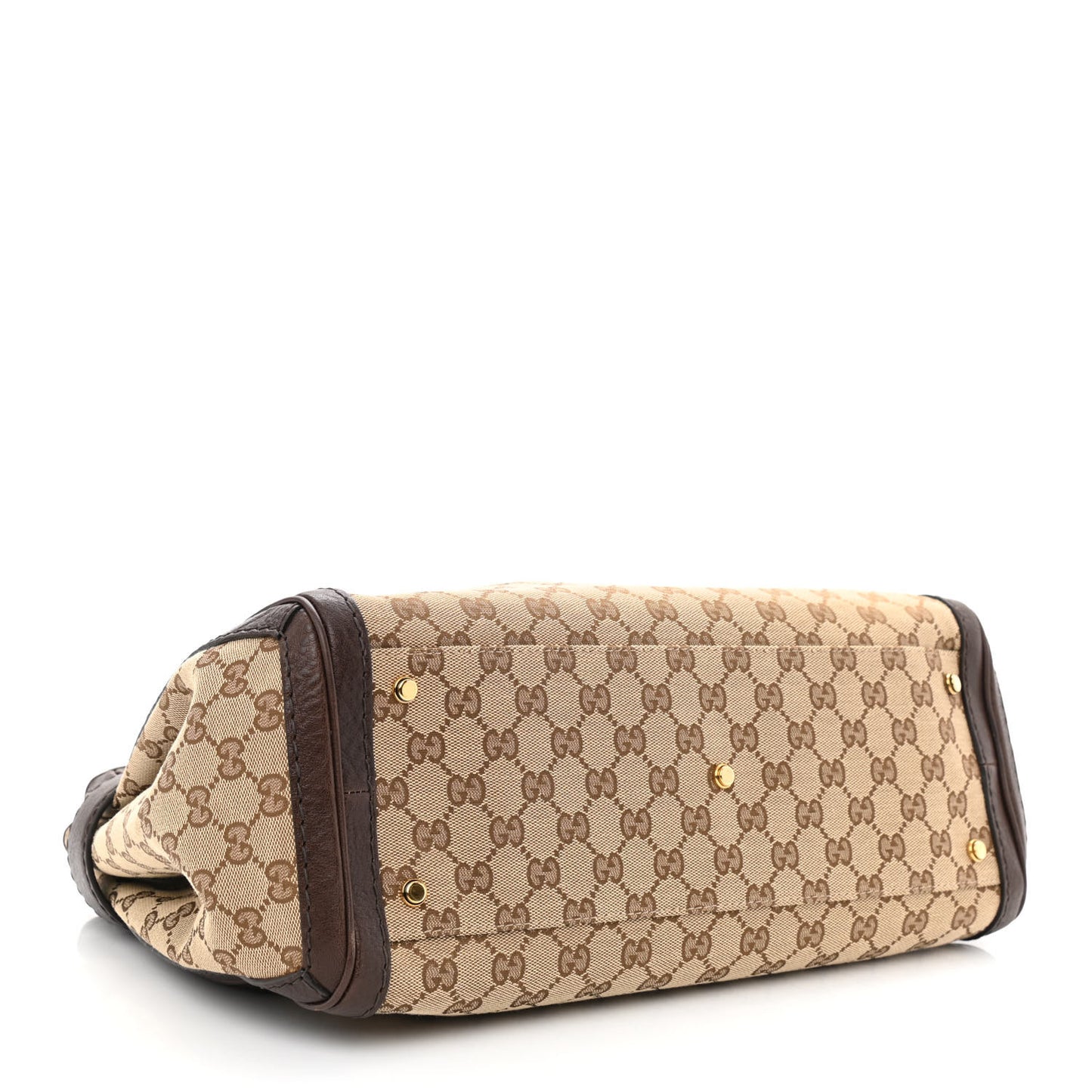 Monogram Medium GG Running Tote Dark Brown