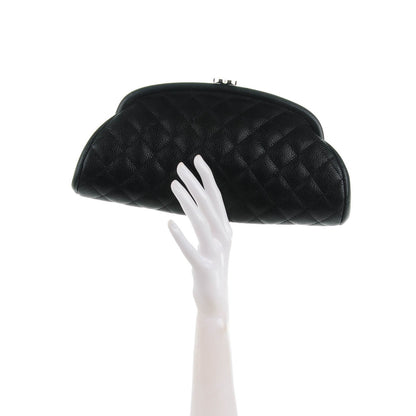 Chanel Caviar Quilted Timeless Clutch Black 2 of 7