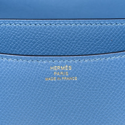 Hermes Epsom Constance 18 Bleu Azur 6 of 9