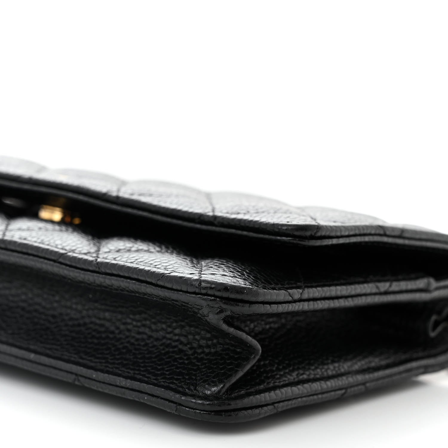 Chanel Caviar Quilted Wallet on Chain WOC Black 11 of 12