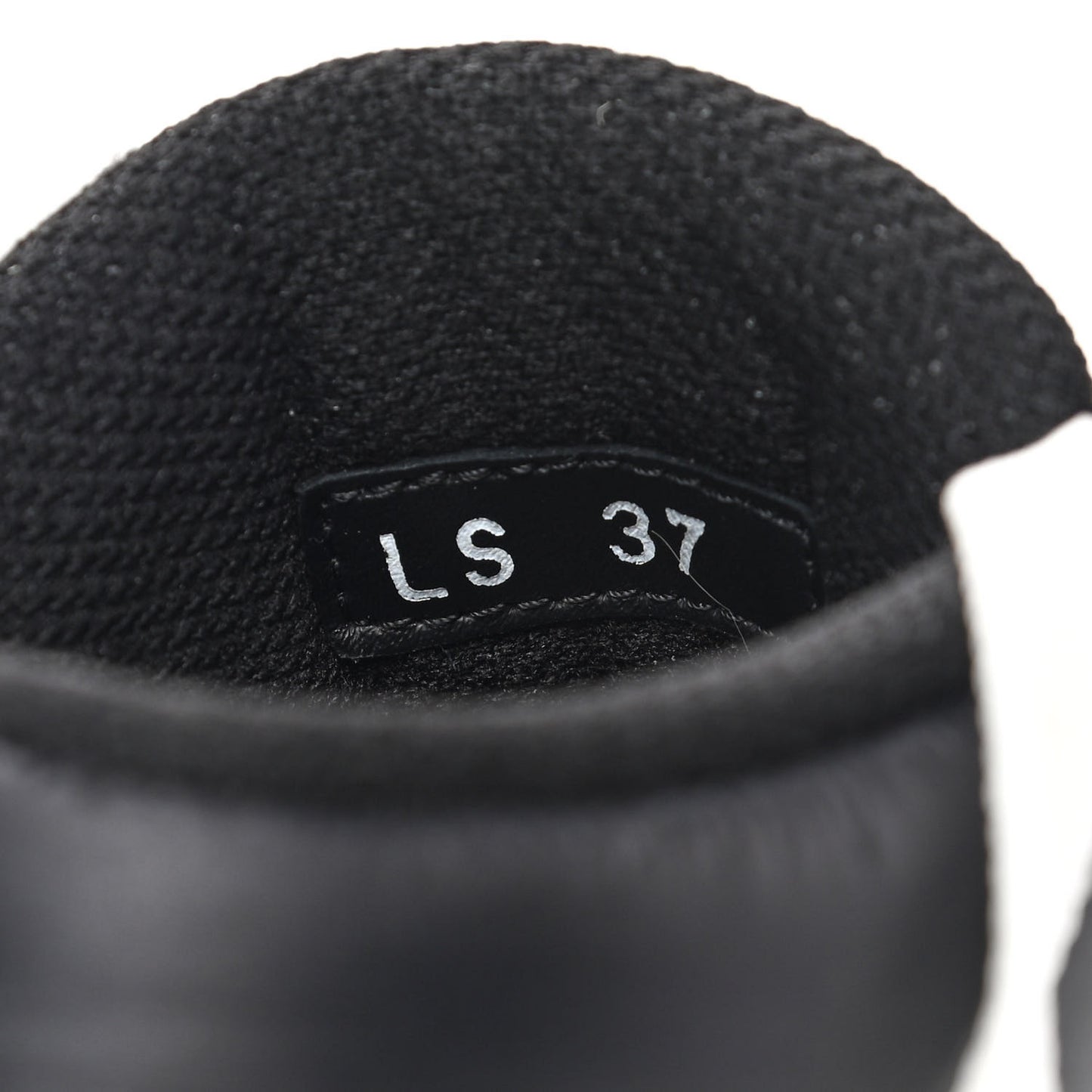 Nylon Fabric Womens D-Player High Top Sneakers 37 Black