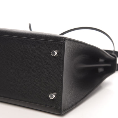 Hermes Epsom Kelly Sellier 28 Black 9 of 10