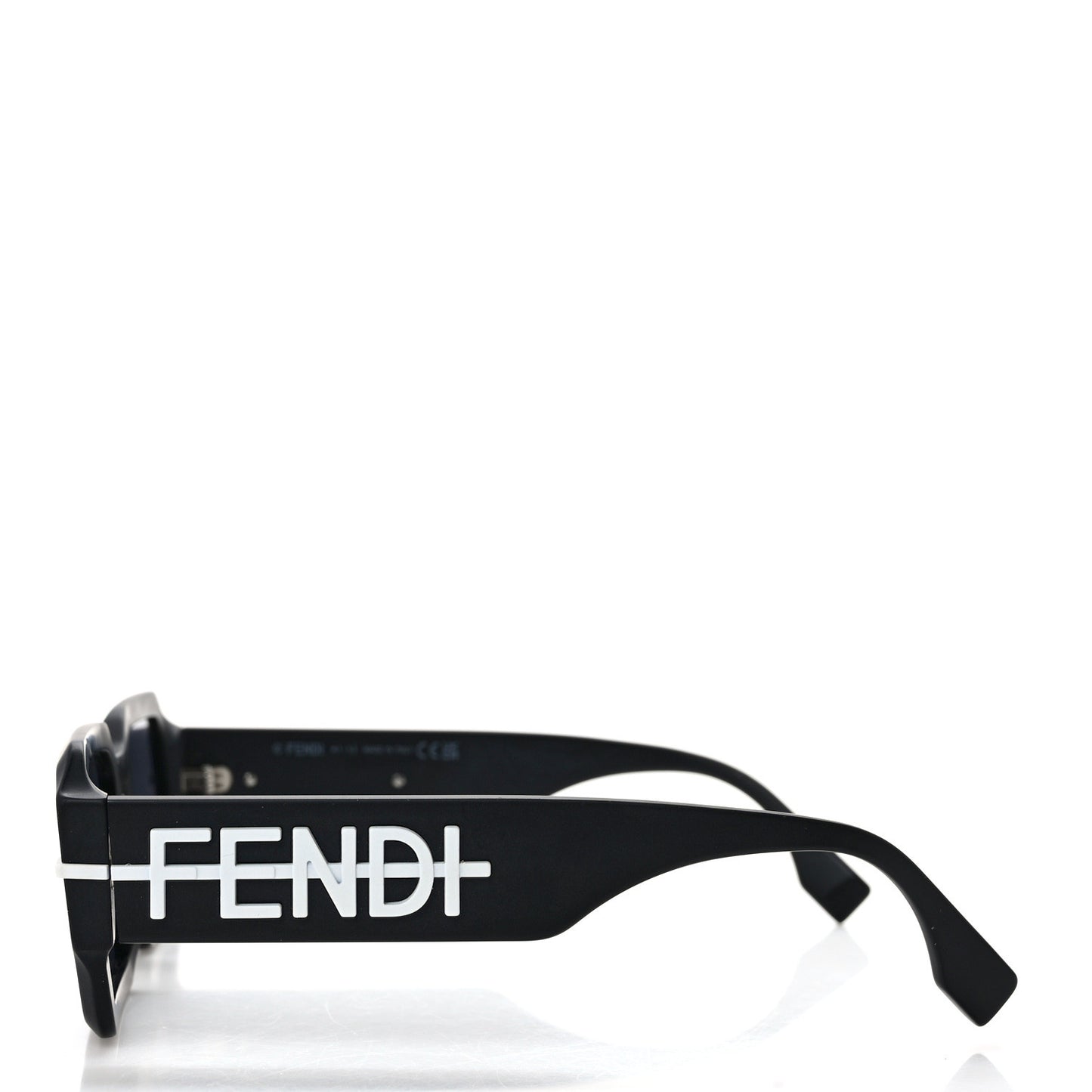 Acetate FF Fendigraphy Square Sunglasses FE40073U Black