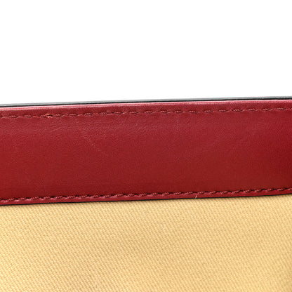 Valentino Garavani Patent Large Glam Lock Rockstud Flap Red 10 of 19