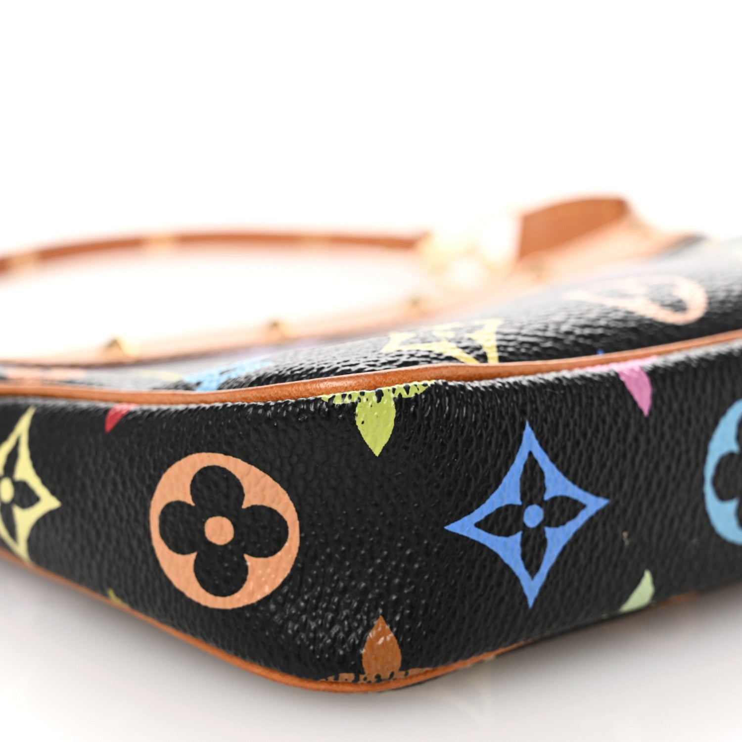 Louis Vuitton Monogram Multicolor Pochette Accessories Black 9 of 11