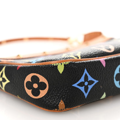 Louis Vuitton Monogram Multicolor Pochette Accessories Black 9 of 11