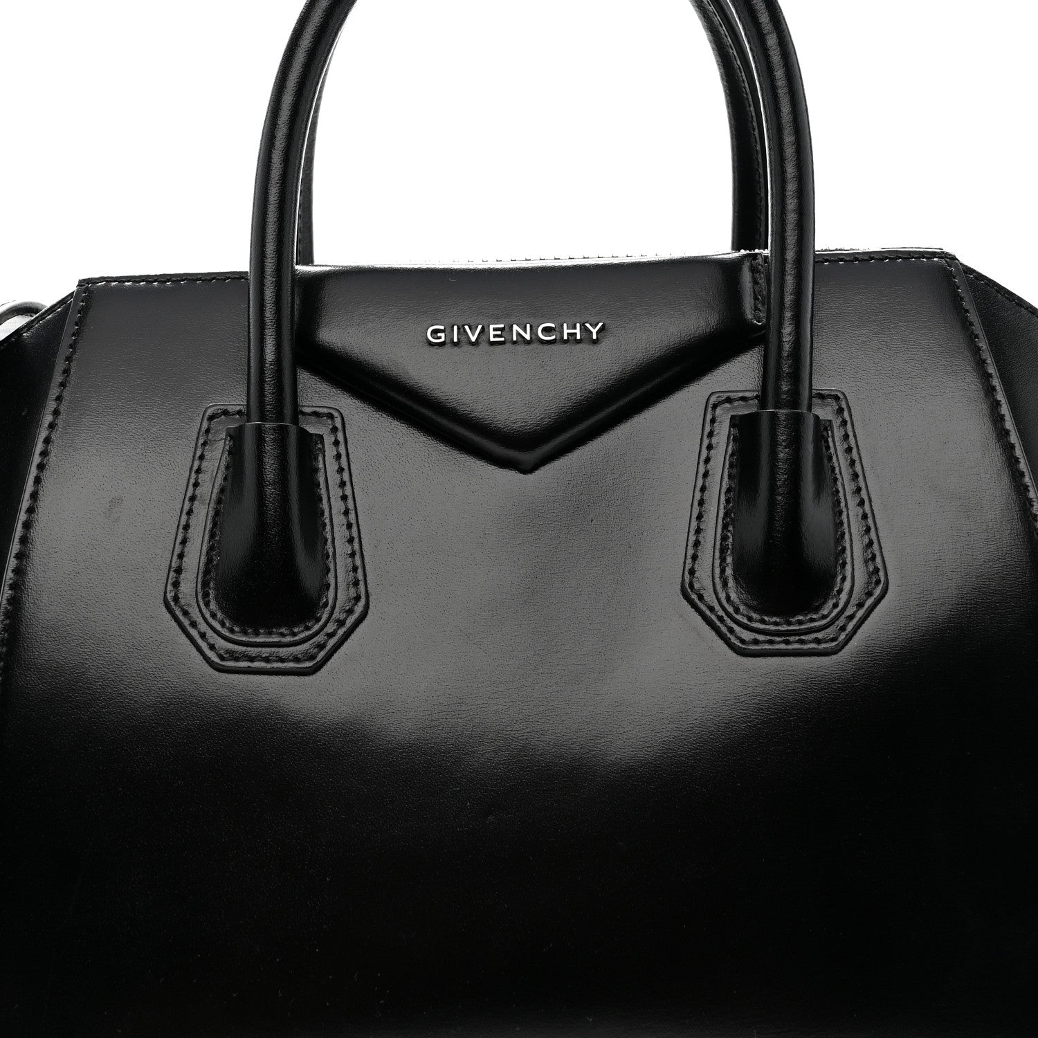Givenchy Shiny Lord Calfskin Small Antigona Black 8 of 10