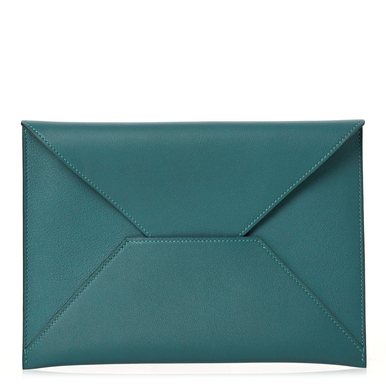 Hermes Evercolor Envelope Wallet Malachite 1 of 8