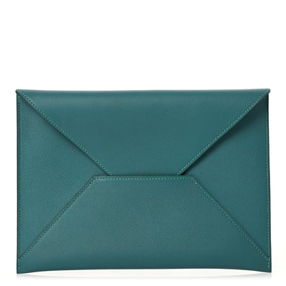 Hermes Evercolor Envelope Wallet Malachite 1 of 8