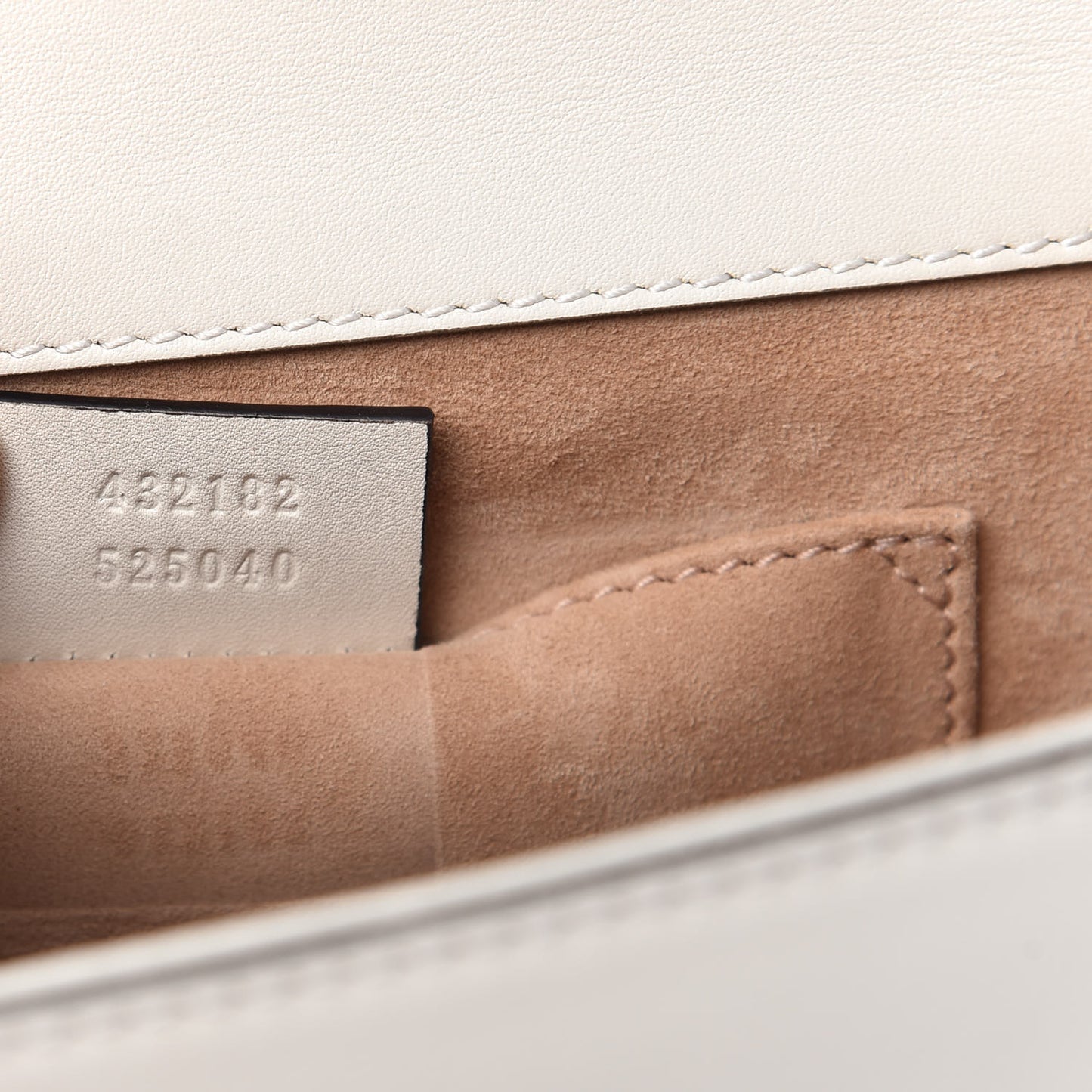 Calfskin Studded Small Padlock Shoulder Bag White