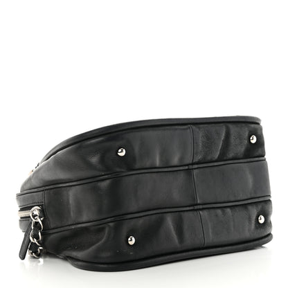Chanel Iridescent Calfskin Quilted Relax CC Camera Case Black 4 of 18