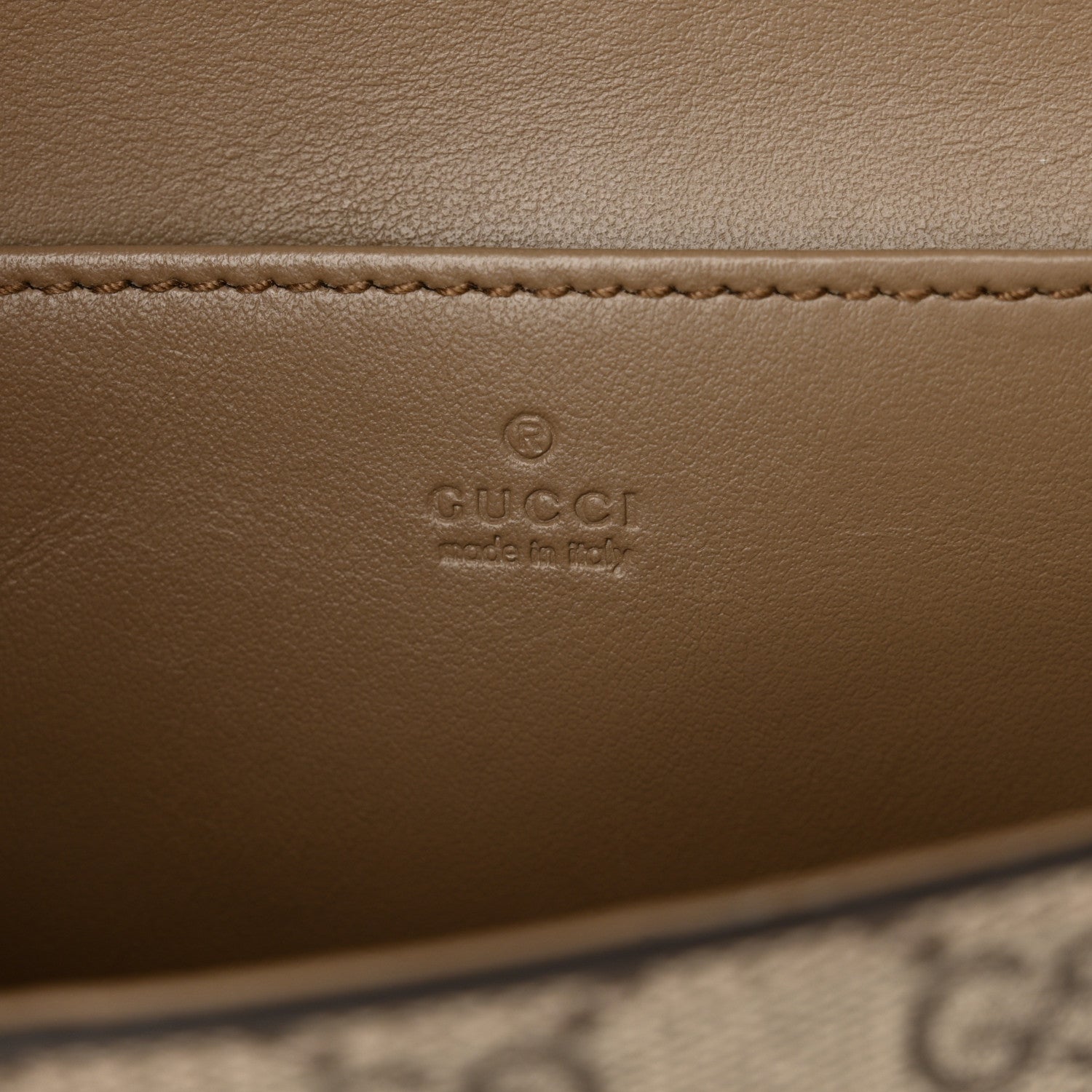 Gucci Senna GG Supreme Petite Mini GG Top Handle Shoulder Bag Beige Ebony 6 of 12