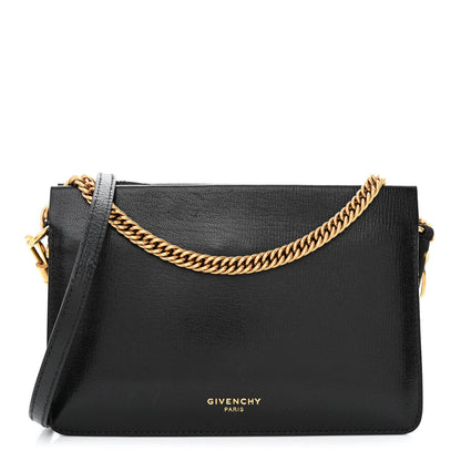 Givenchy Textured Calfskin Cross 3 Crossbody Bag Black 1 of 12