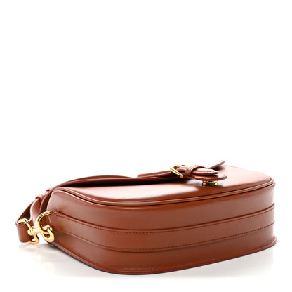 Christian Dior Box Calfskin Medium Bobby Flap Dark Tan 4 of 12