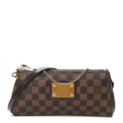 Louis Vuitton Damier Ebene Eva Clutch 1 of 14