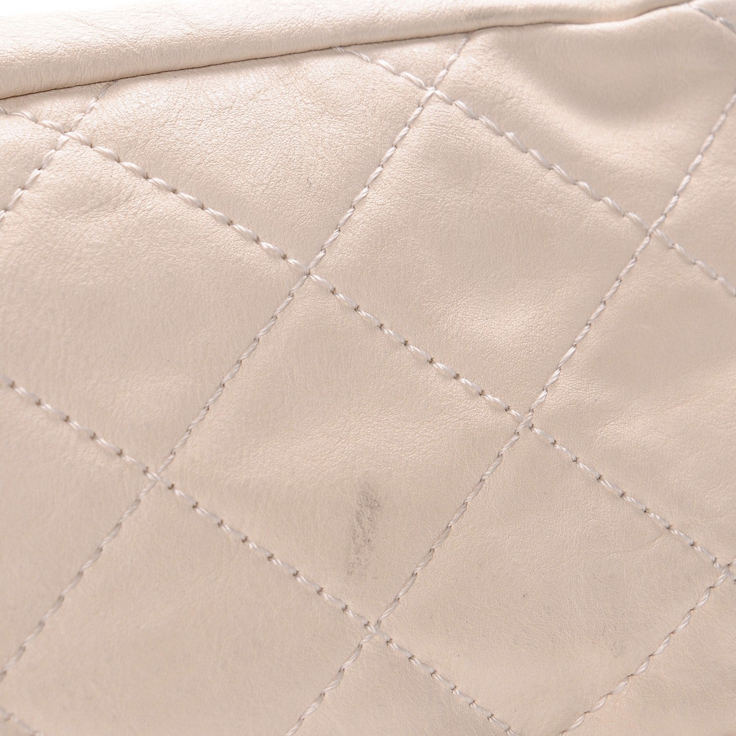 Chanel Calfskin Quilted Natural Beauty Flap Dark White 8 of 8