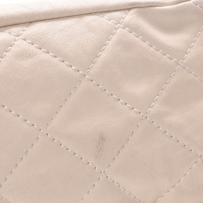 Chanel Calfskin Quilted Natural Beauty Flap Dark White 8 of 8