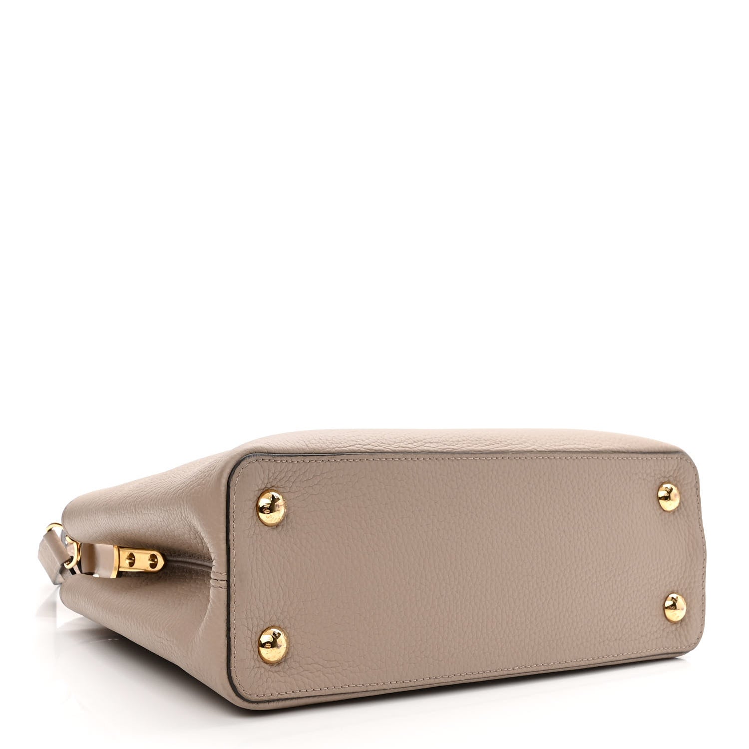 Louis Vuitton Taurillon Capucines MM Galet 4 of 10