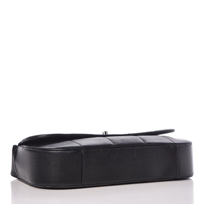Chanel Lambskin Quilted CC Chocolate Bar Flap Black 4 of 10