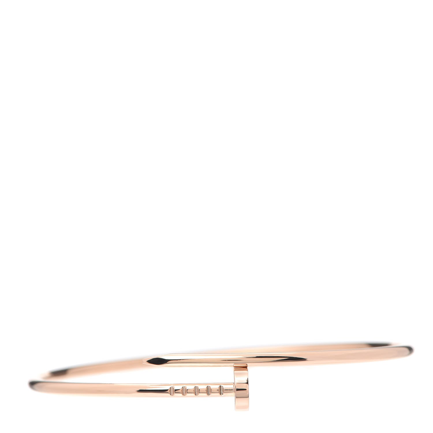 Cartier 18K Pink Gold Small Juste Un Clou Bracelet 19 1 of 6