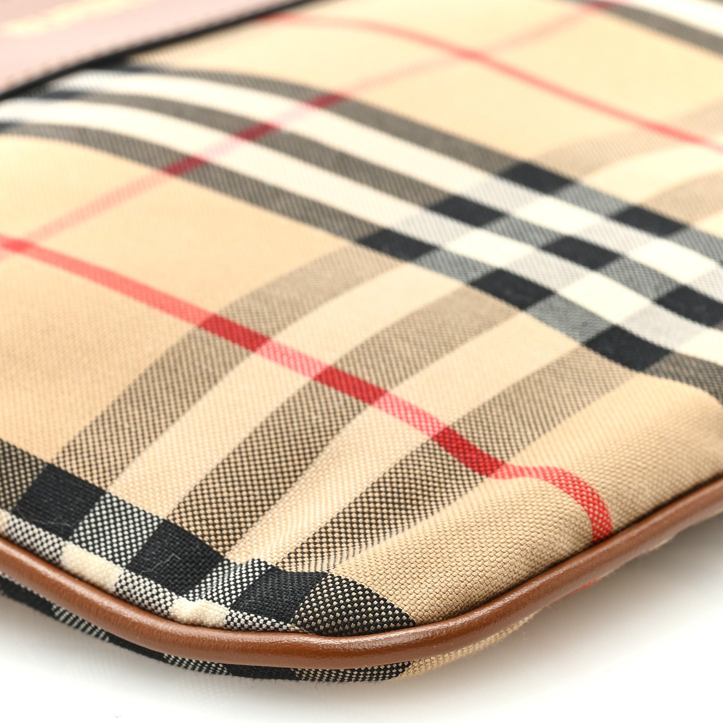 Horseferry Check Peyton Crossbody Clutch Bag Brown