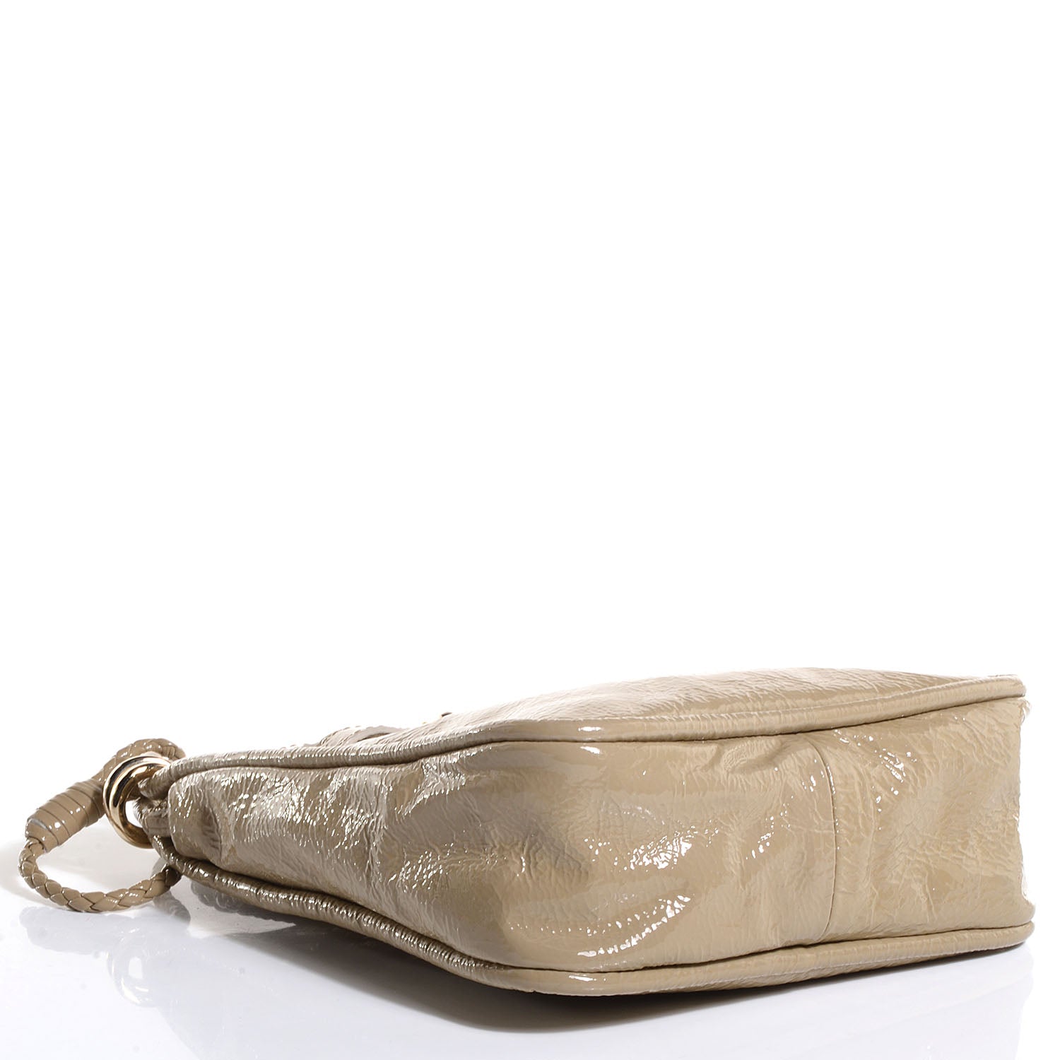 Jimmy Choo Patent Crossbody Flap Bag Nude 4 of 7