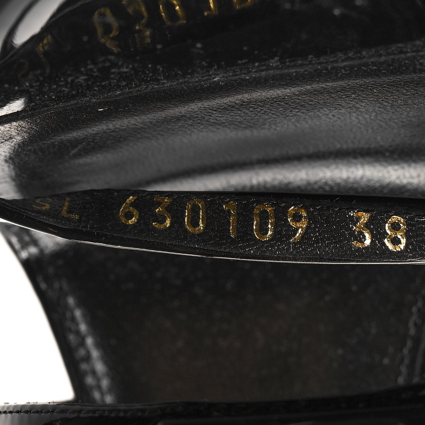 Patent Cassandra 100 Sandals 38 Black