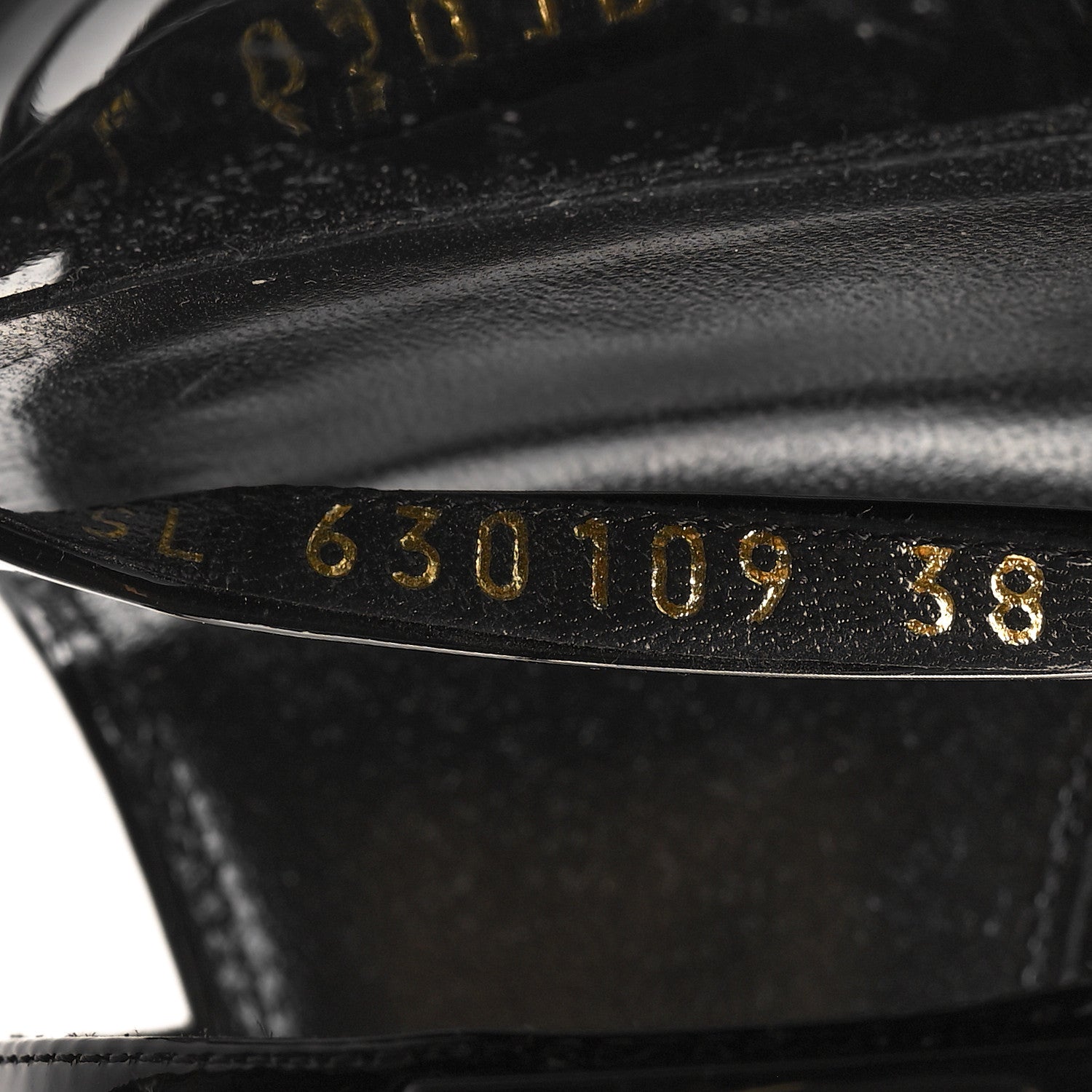 Saint Laurent Patent Cassandra 100 Sandals 38 Black 8 of 9
