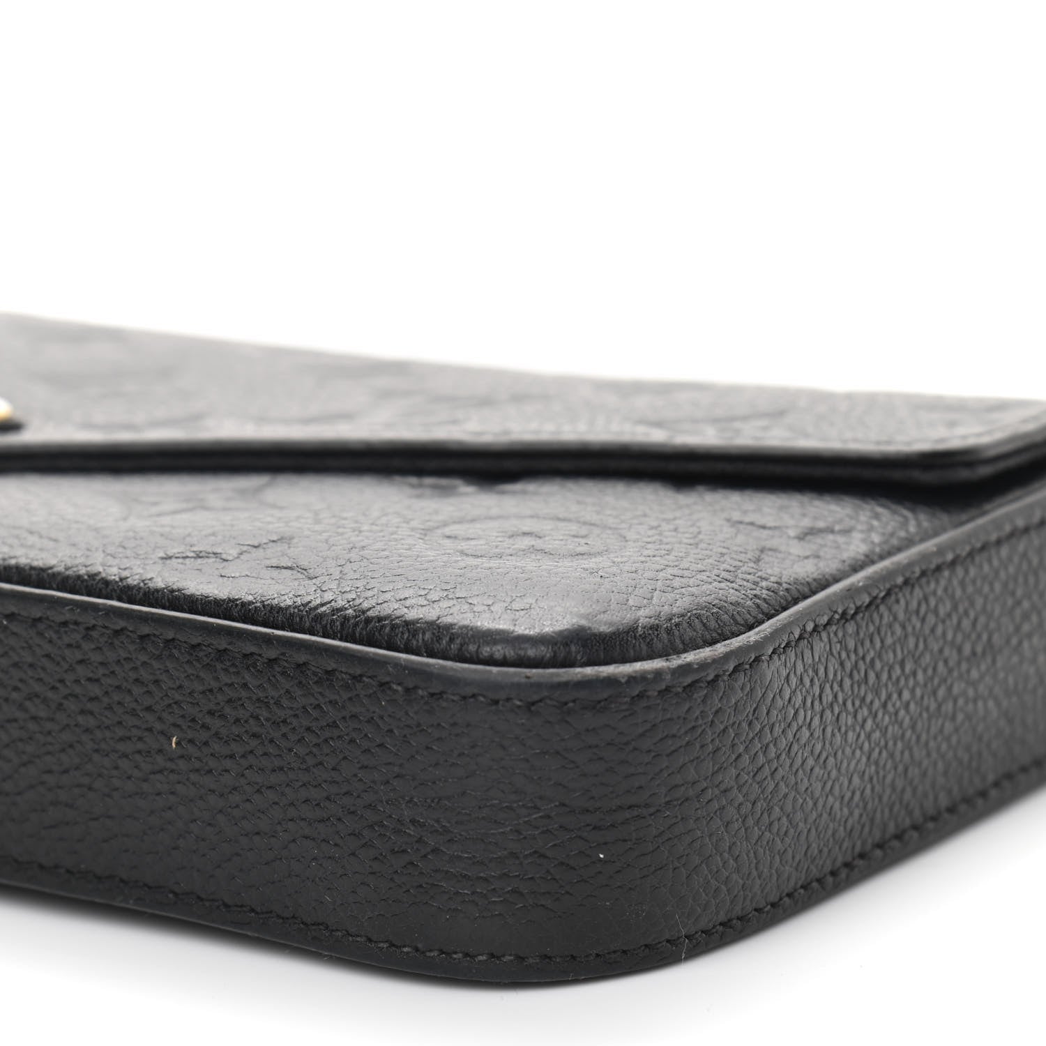 Louis Vuitton Empreinte Pochette Felicie Chain Wallet Black 12 of 13