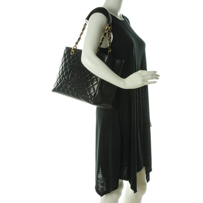 Chanel Caviar Quilted Grand Shopping Tote GST Black 2 of 8