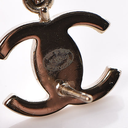 Chanel Ruthenium CC Drop Earrings 4 of 5